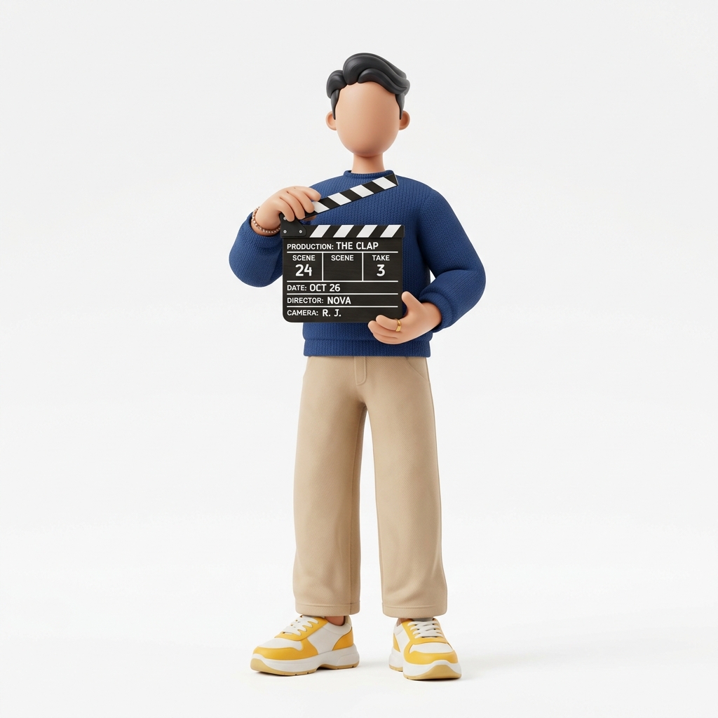 Faceless 3D Character